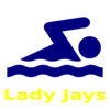 Swimmer Lady Jays Clip Art