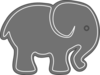 Elephantimage Yellow Clip Art