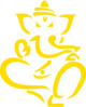 Ganesh Yellow Clip Art