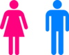 Man And Woman Symbols Clip Art