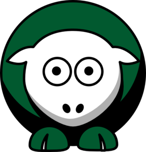 Sheep - Marshall Thundering Herd - Team Colors - College Football Clip Art