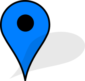 Google Maps Pin Blue Clip Art