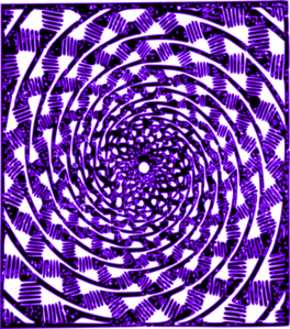 Purple Circle Run Clip Art