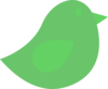 Green Bird Clip Art