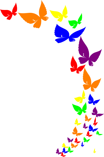 butterfly border clipart - photo #14