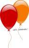 Red-yellow Balloon Clip Art