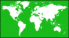 Green World Map Clip Art