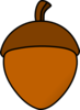 Acorn With Cap Clip Art