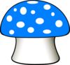 Fungo Blu Clip Art