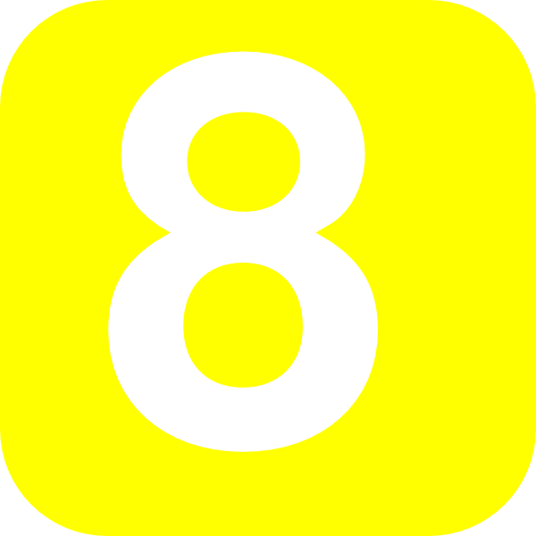 yellow numbers free clip art - photo #15