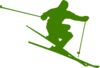 Skiier Clip Art