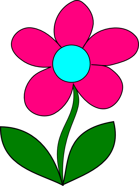 Blue Flower Clip Art at Clker.com - vector clip art online, royalty