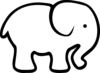 Personalized Birthday Elephant Clip Art