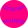 Pink Softball Clip Art