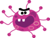 Computer Virus Character Clip Art