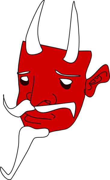 Evil Mask Clip Art at Clker.com - vector clip art online, royalty free