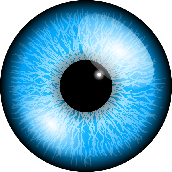 free clip art blue eyes - photo #36