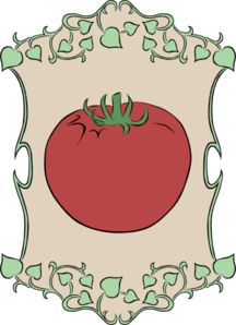 Garden Sign Tomato Clip Art