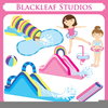 Free Clipart Of Water Slides Image