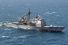 The Guided Missile Cruiser Uss Princeton (cg 59) Is Currently Deployed Conducting Combat Missions Image