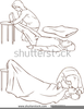 Fainting Goat Clipart Image
