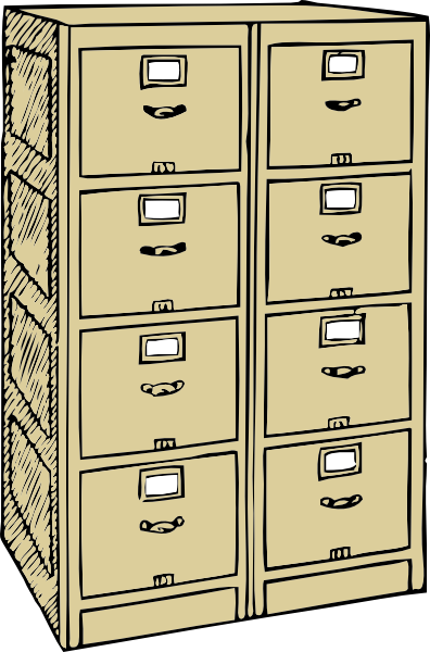 clipart file cabinet icon - photo #7