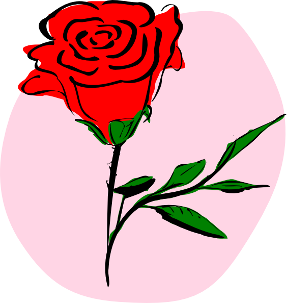 Red Rose clip art