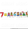 Lucky Number Clipart Image