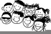 Free Clipart Of Children Writing Image