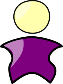 Person In Purple Clip Art