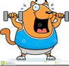 Free Clipart Lifting Weights Image