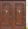 Church Doors Clipart Image