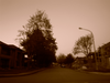 Neighbourhood Street In South Richmond Sepia Image