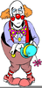 Crying Clown Face Clipart Image