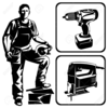 Handyman Carpenter Clipart Image