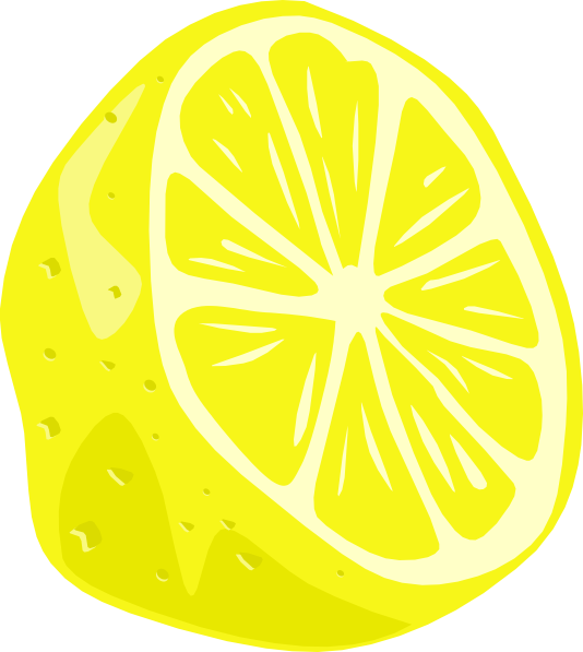 clipart of a lemon - photo #16