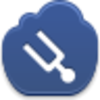 Free Dark Blue Cloud Tuning Fork Image