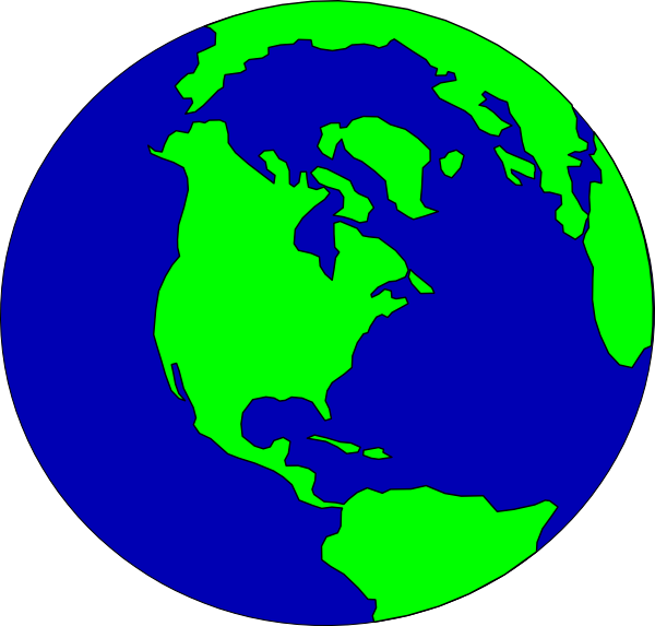 clipart world map globe - photo #44