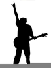 Metal Guitarist Clipart Image