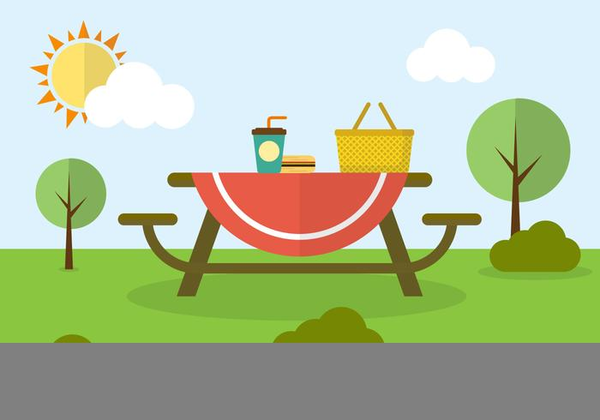 Picnic In The Park Clipart | Free Images at Clker.com - vector clip art  online, royalty free & public domain