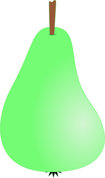 green pear clip art - photo #47