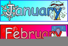 Clipart Names Of Months Image