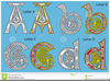 Celtic Alphabet Clipart Image