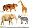 African Animal Clipart Free Image