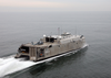 High Speed Vessel Two (hsv 2) Swift Glides Through The Waters Of The Atlantic Ocean. Image