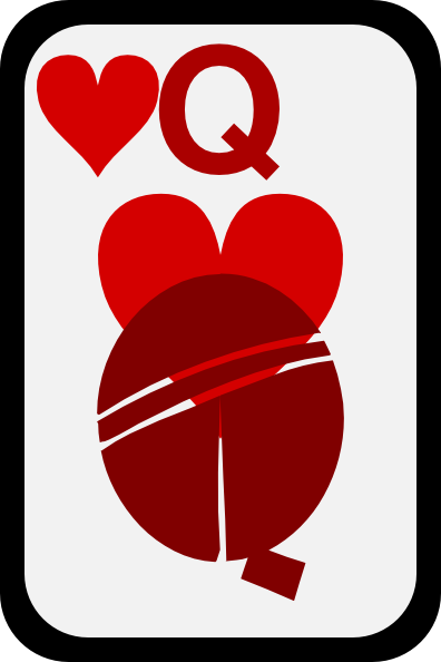 Queen Of Hearts Clip Art at Clker.com - vector clip art online, royalty