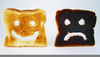Burnt Toast Clipart Image
