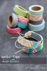 Washi Tape Wooden Bracelets Image