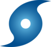 Hurricane Symbol Blue Image