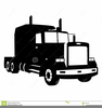 Semi Wheeler Clipart Image